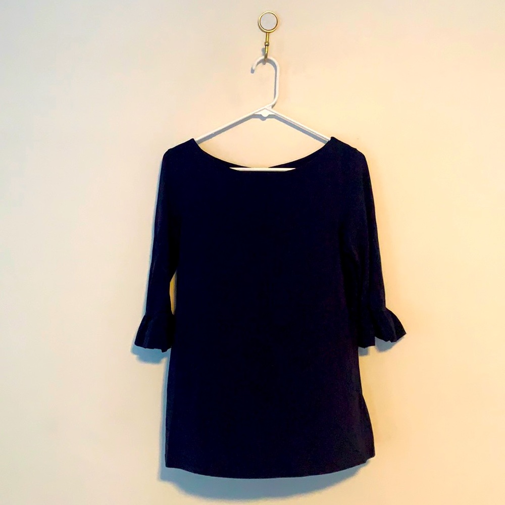Navy Lilly Pulitzer Blouse, size Medium.